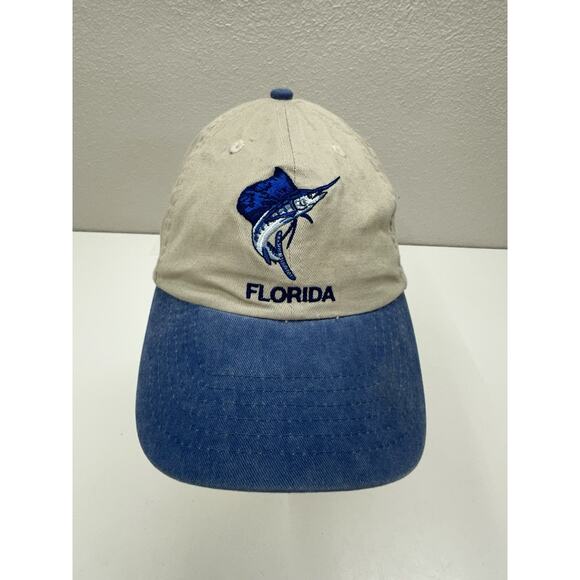 Royal Resortwear Baseball Hat Florida Embroidered Marlin Adjustable Cap - Picture 1 of 9